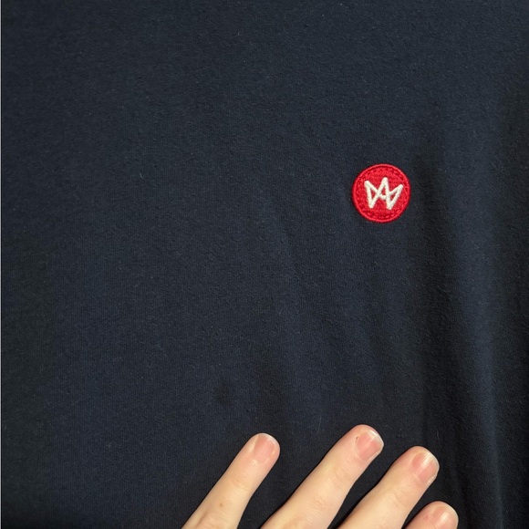 KRONSTADT DENMARK Black Recycled Cotton Men’s T-Shirt Size XL - Picture 2 of 8